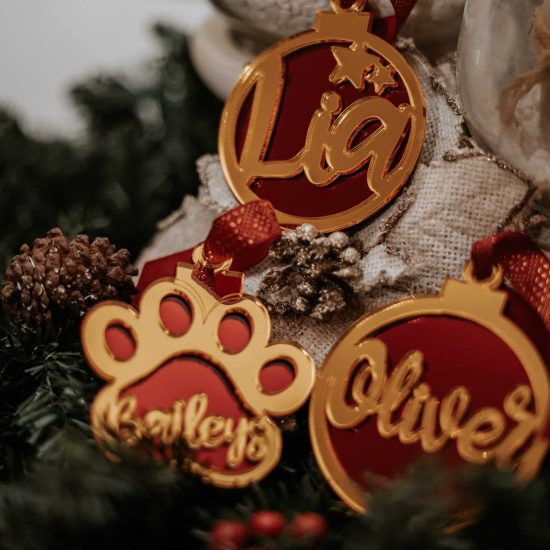 Bolas de navidad personalizadas