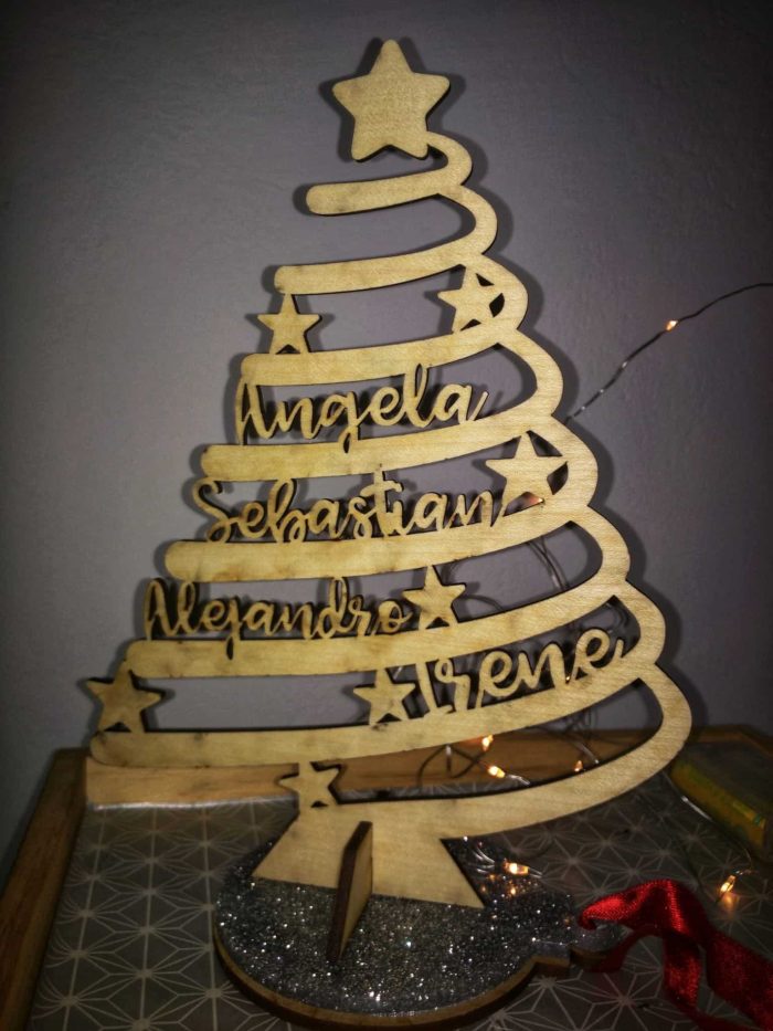 Árbol de navidad familiar personalizado (Pago por nombre) - Imagen 3