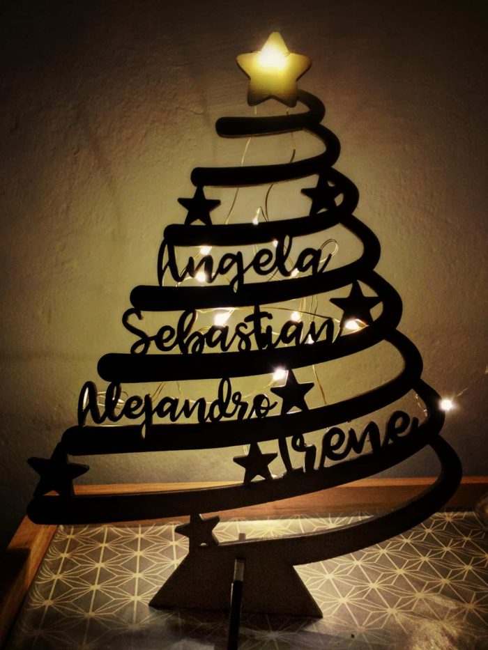 Árbol de navidad familiar personalizado (Pago por nombre) - Imagen 2