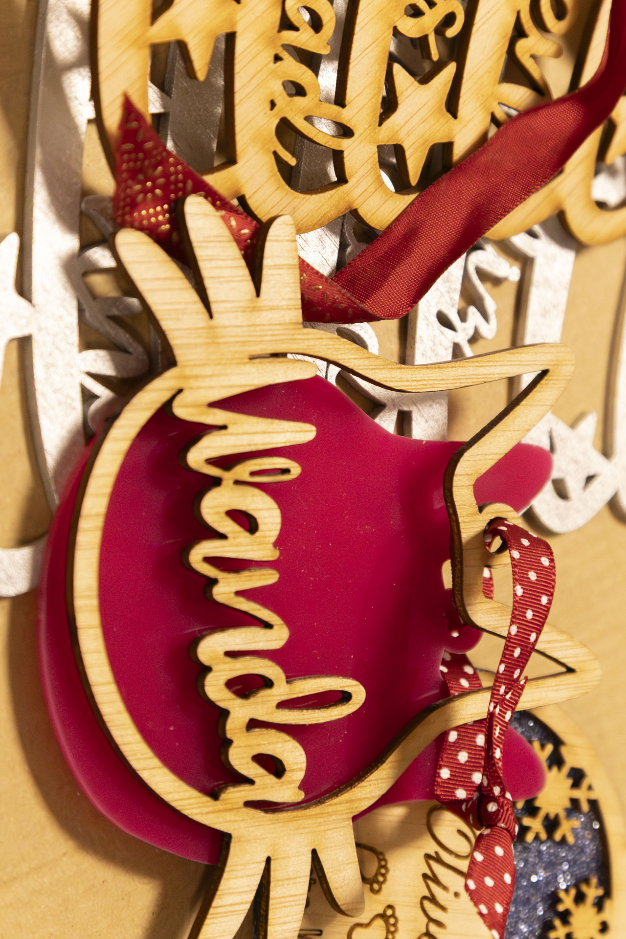 Bola de navidad en forma de cara de gato personalizada - Imagen 2