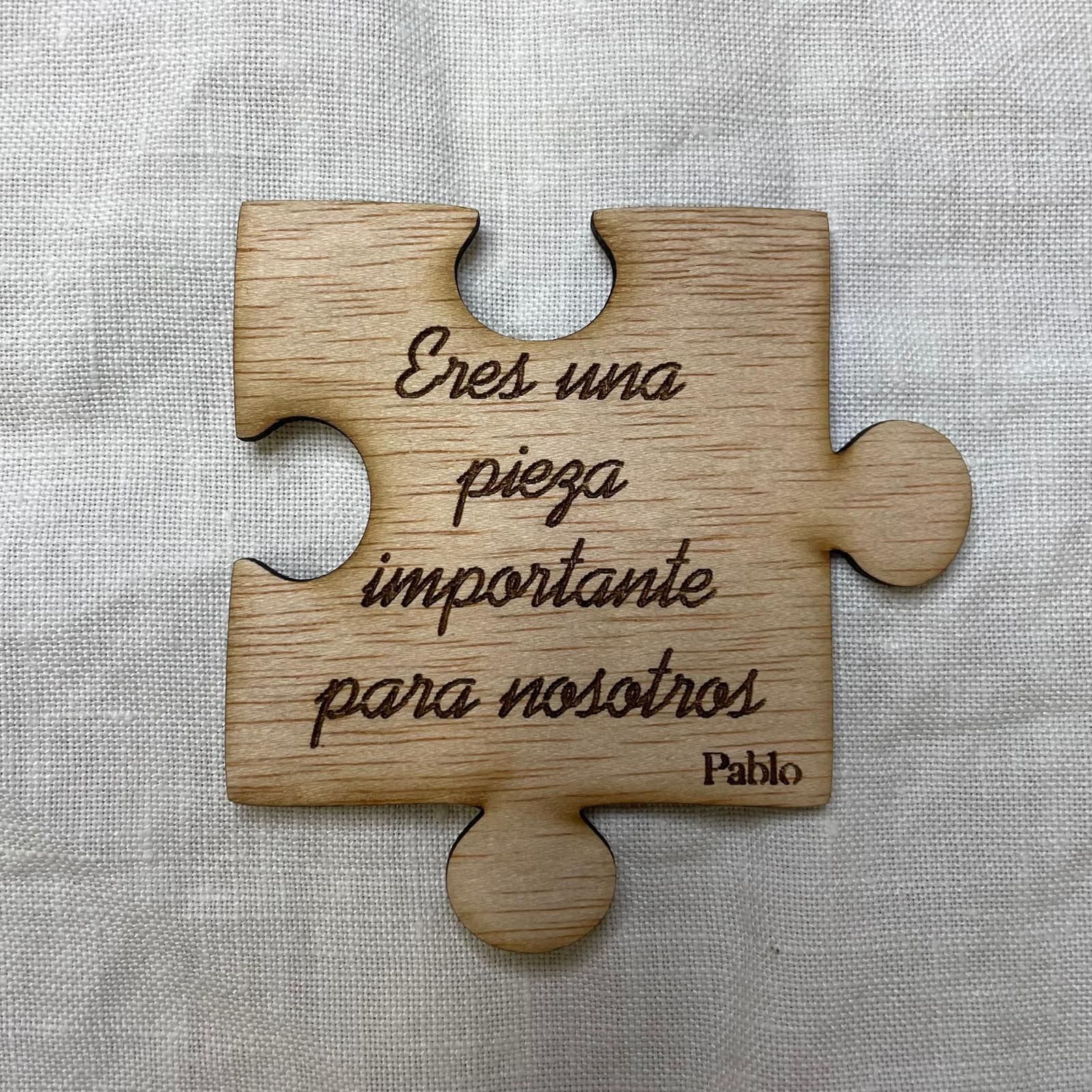 Detalle artesanal para eventos
