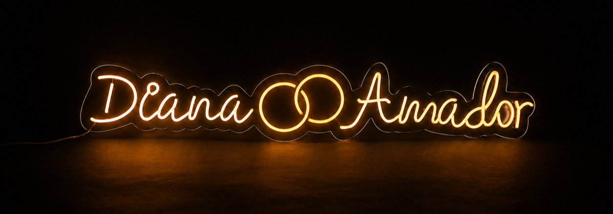 Neón LED Diana y Amador